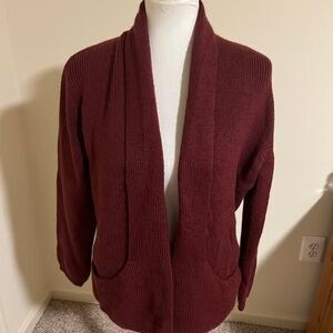 American South Side Alpaca Wool Cardigan M